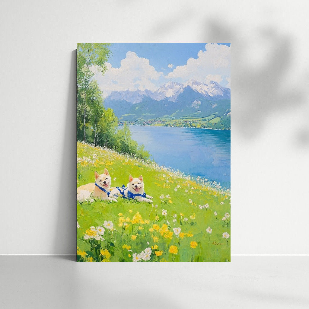 Summer Duet by the Lake