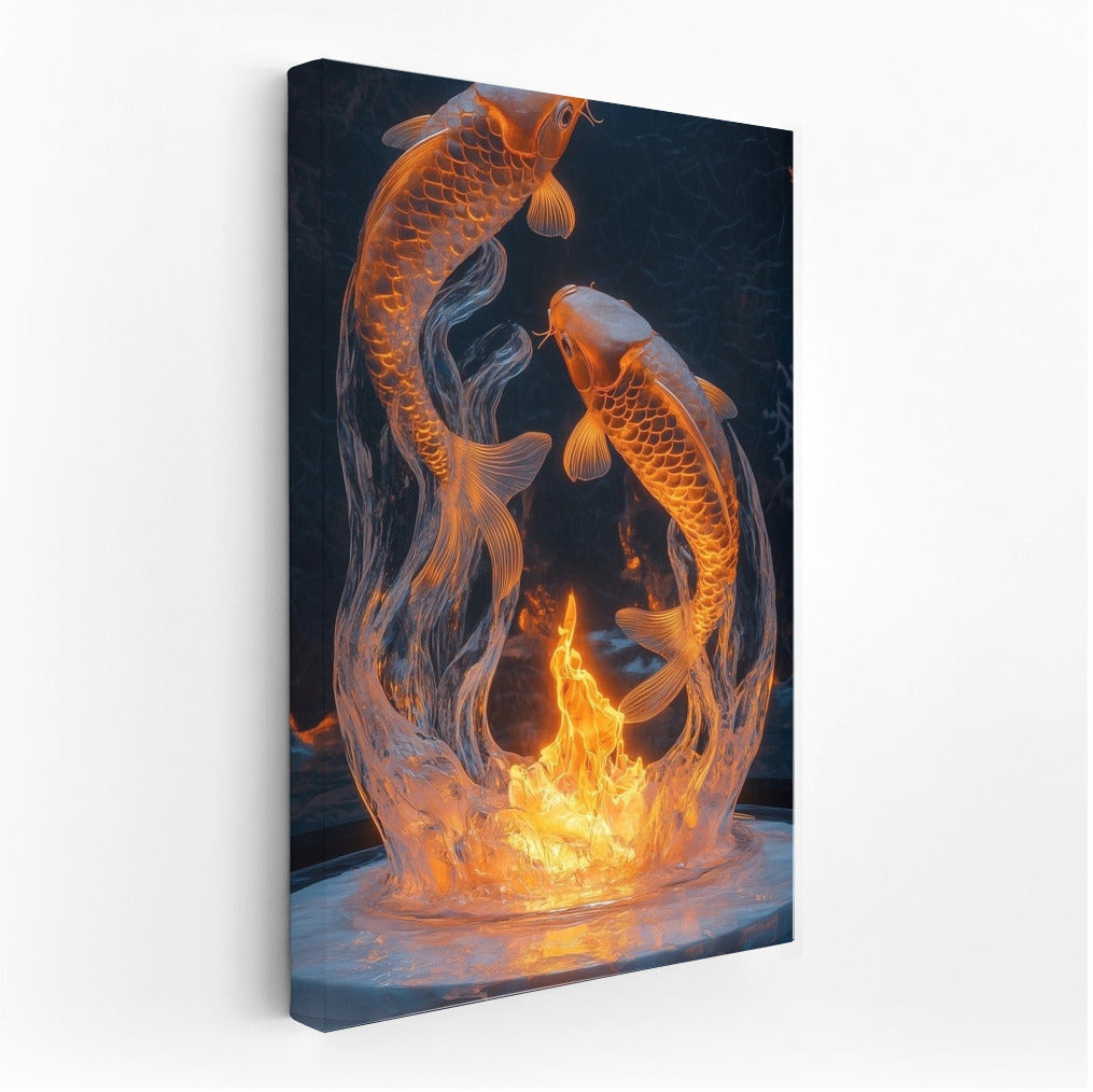 Fiery Ballet of Fishes