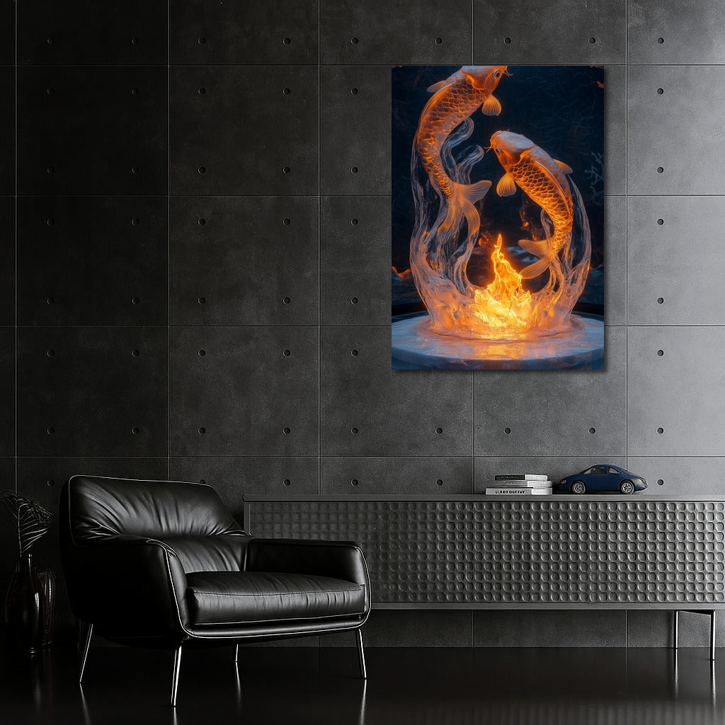 Fiery Ballet of Fishes