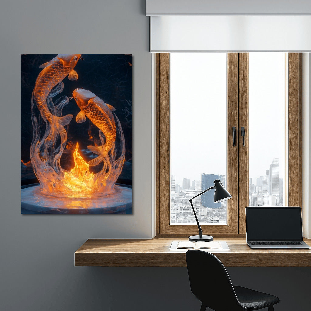 Fiery Ballet of Fishes