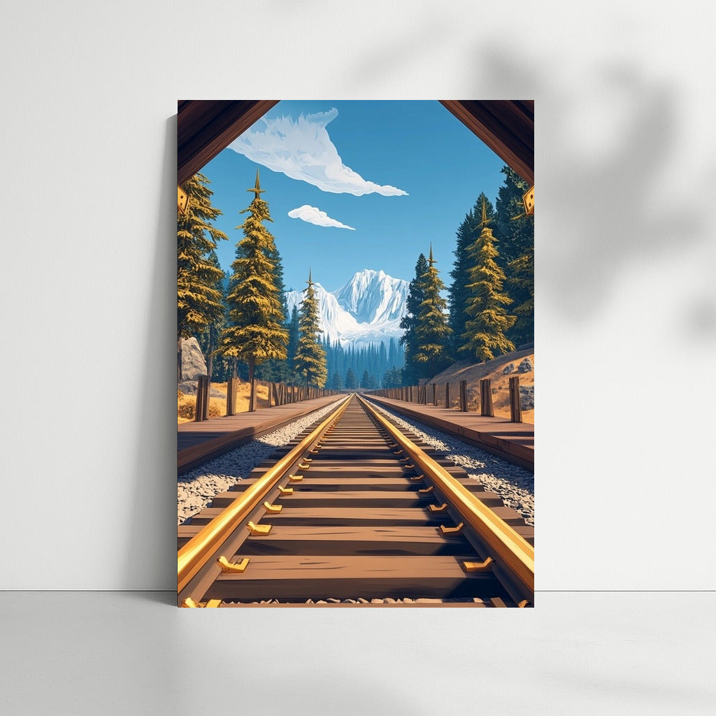 Steel Rails to the Mountain Peaks