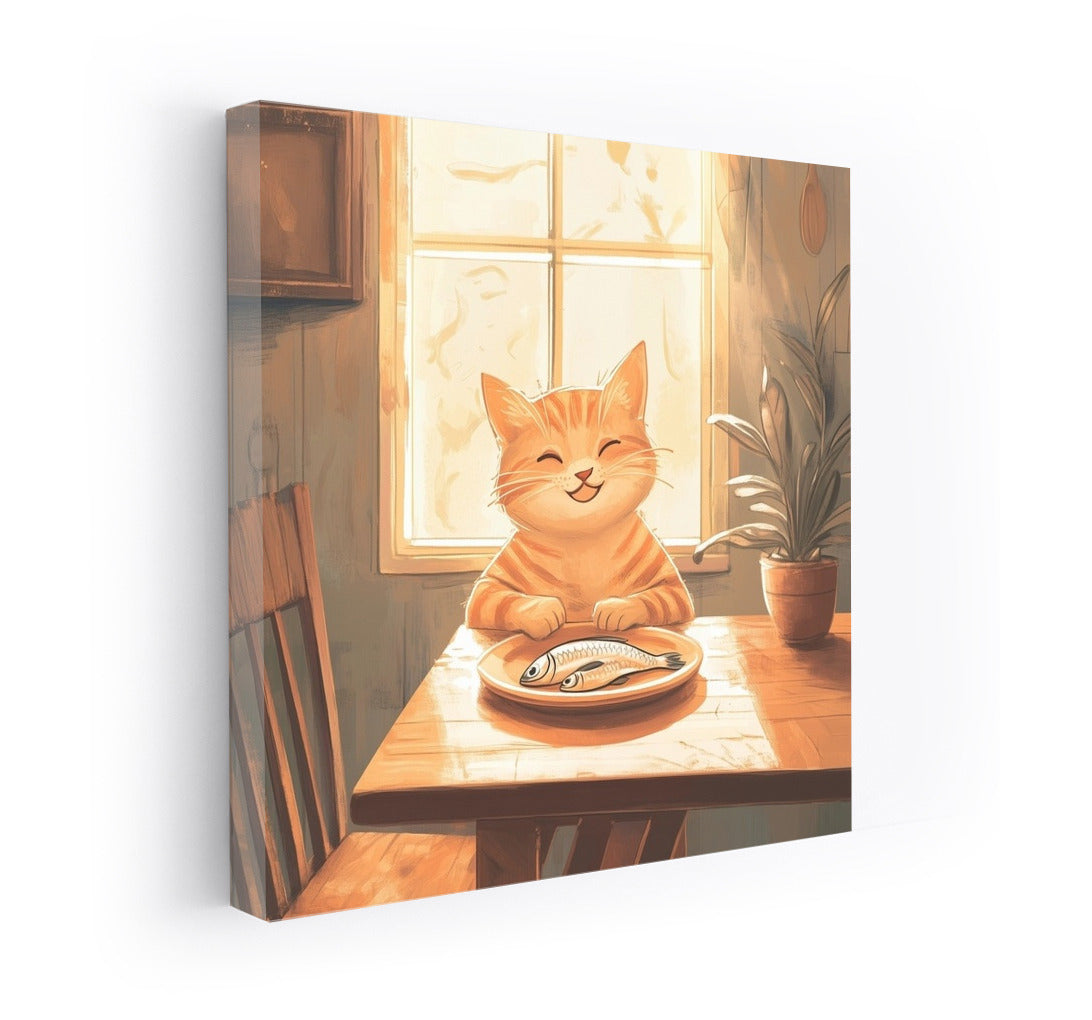 Gourmet Cat: Comfort at the Table