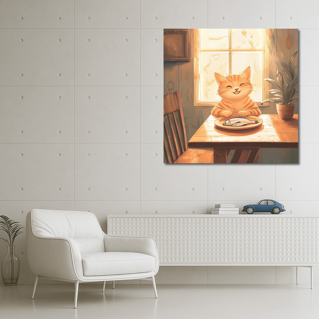 Gourmet Cat: Comfort at the Table