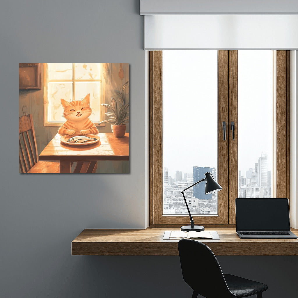 Gourmet Cat: Comfort at the Table