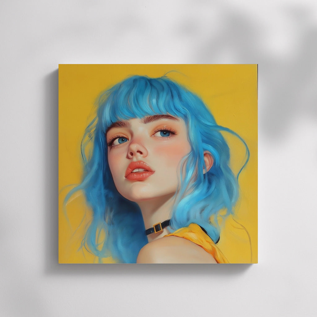 Blue Symphony Portrait