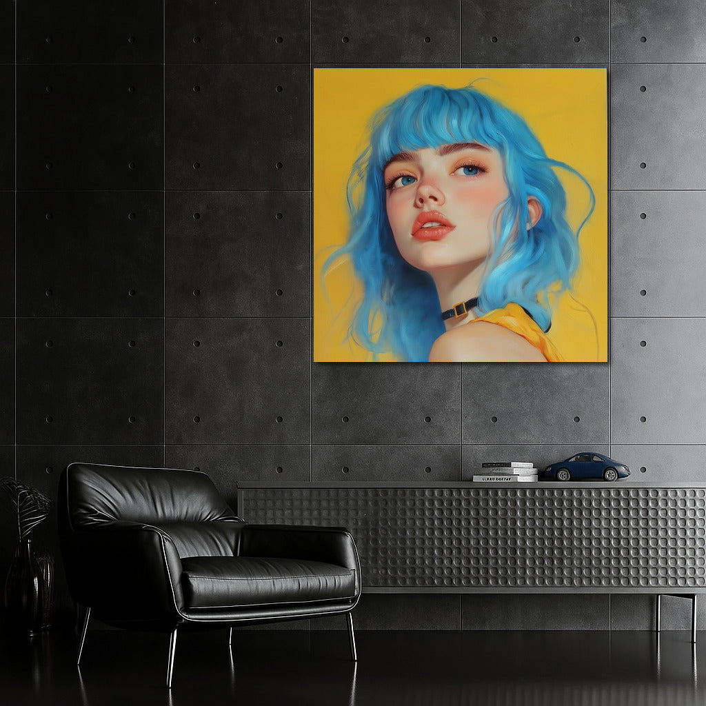 Blue Symphony Portrait