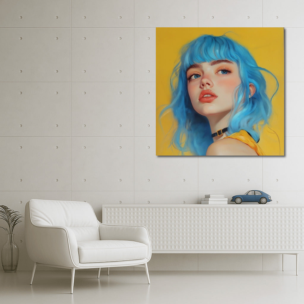 Blue Symphony Portrait