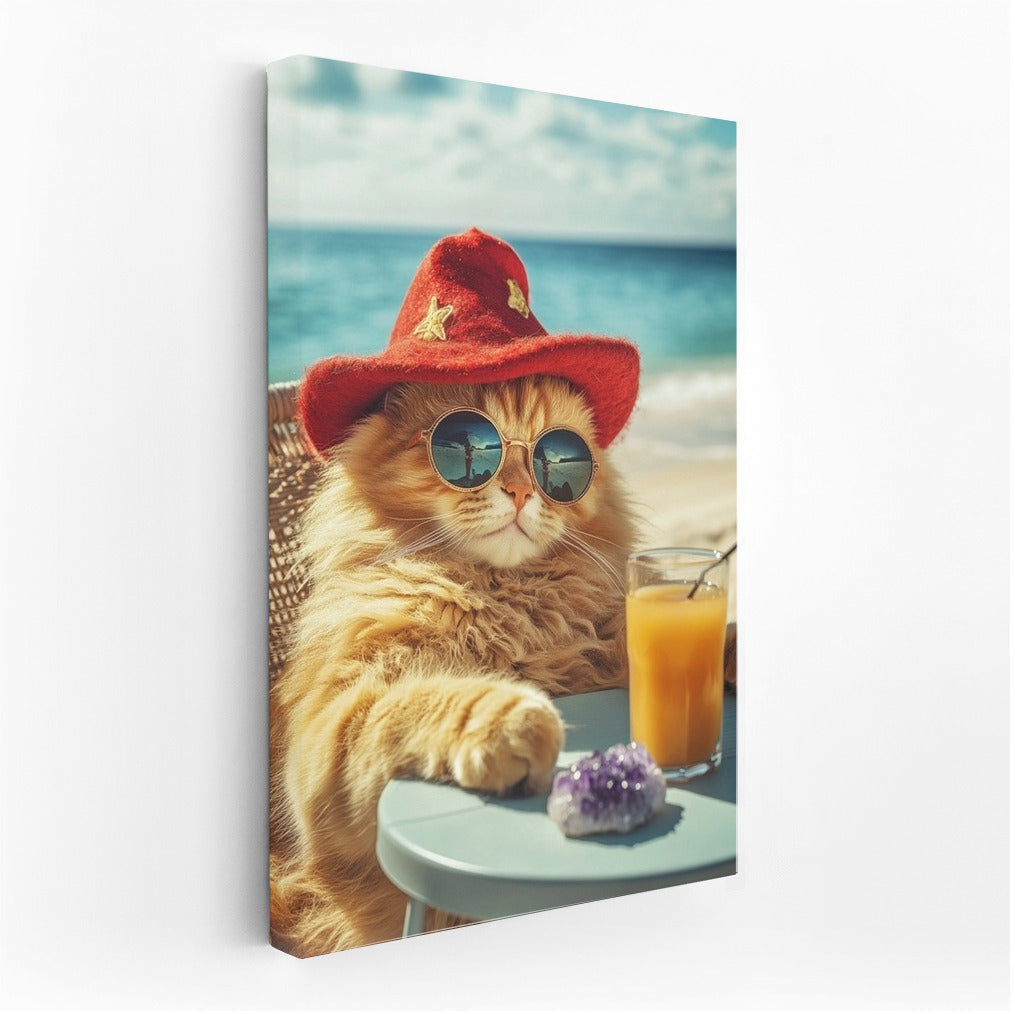 Beach Gentleman in a Hat