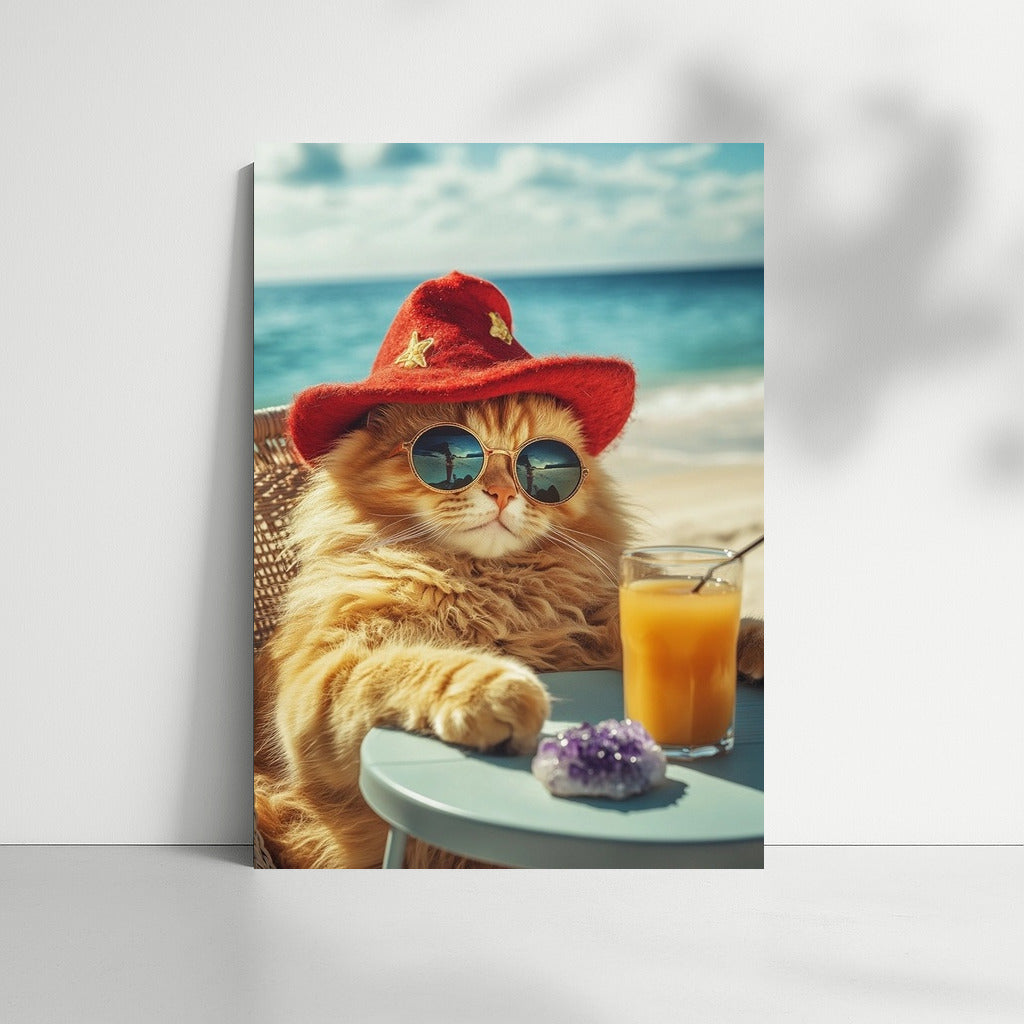 Beach Gentleman in a Hat