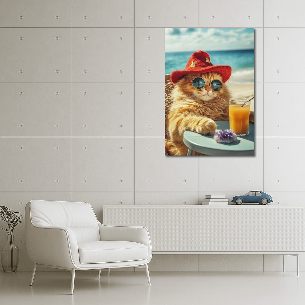 Beach Gentleman in a Hat