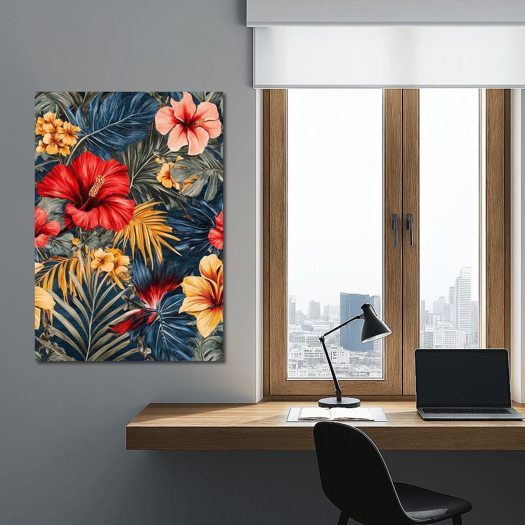 Tropical Flower Vortex