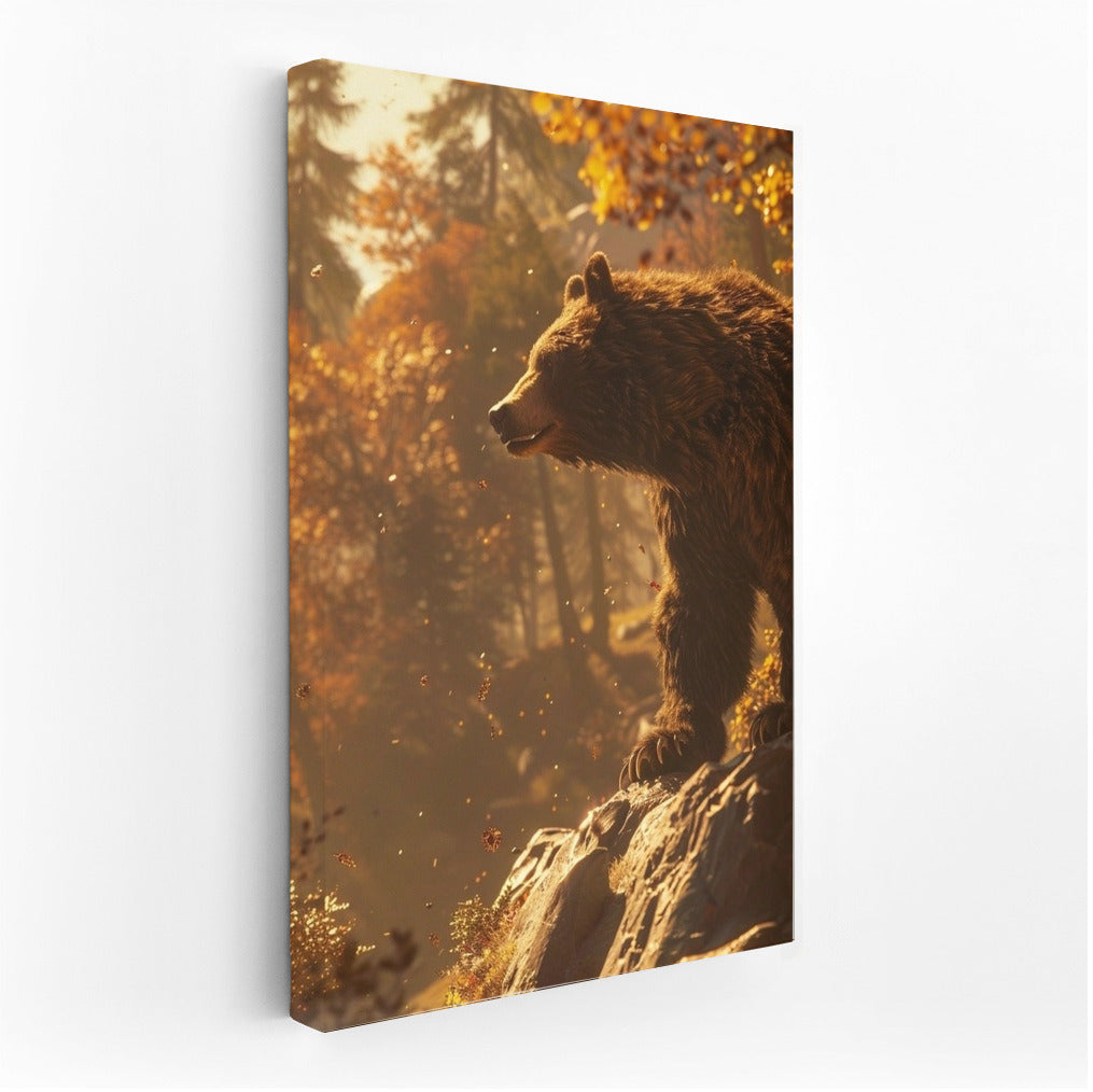 Golden Guardian of the Autumn Forest