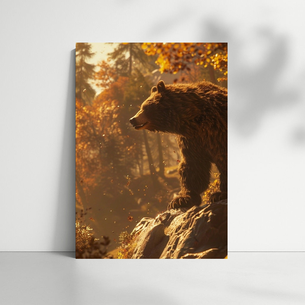 Golden Guardian of the Autumn Forest