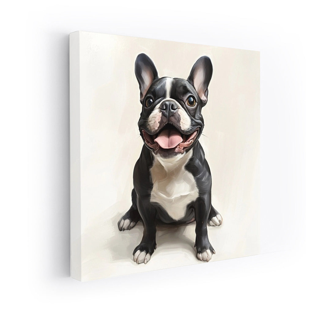 Bulldog Charm: Fun on the Wall