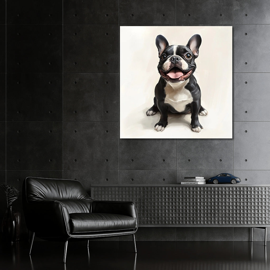 Bulldog Charm: Fun on the Wall
