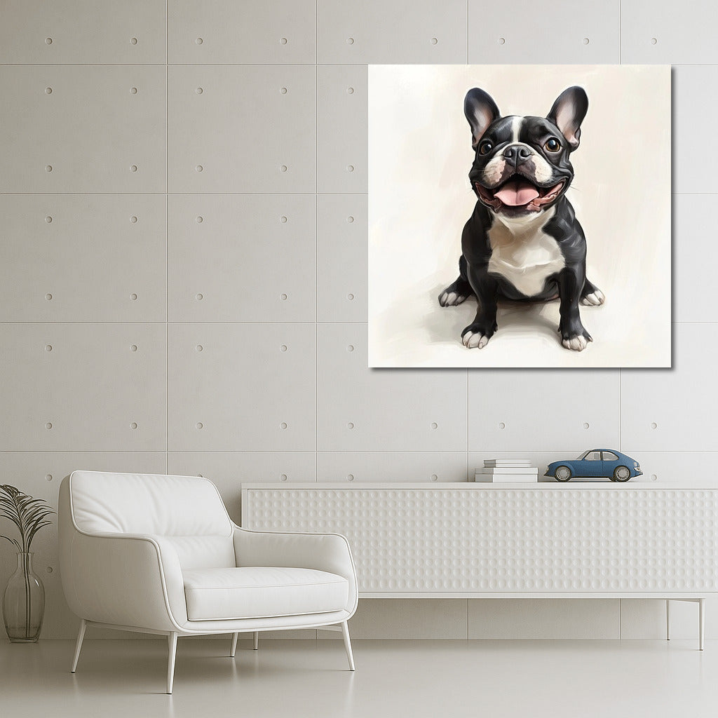 Bulldog Charm: Fun on the Wall