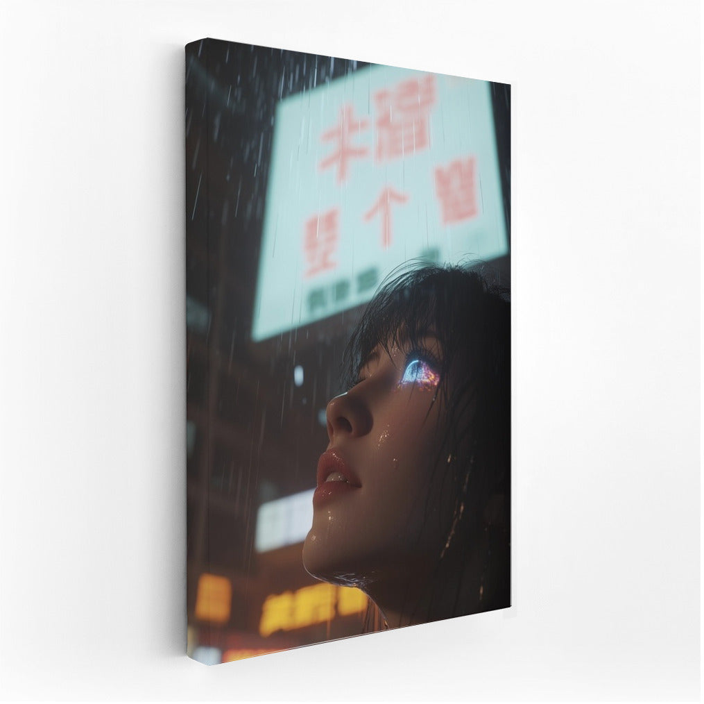Neon Whispers of Urban Dreams