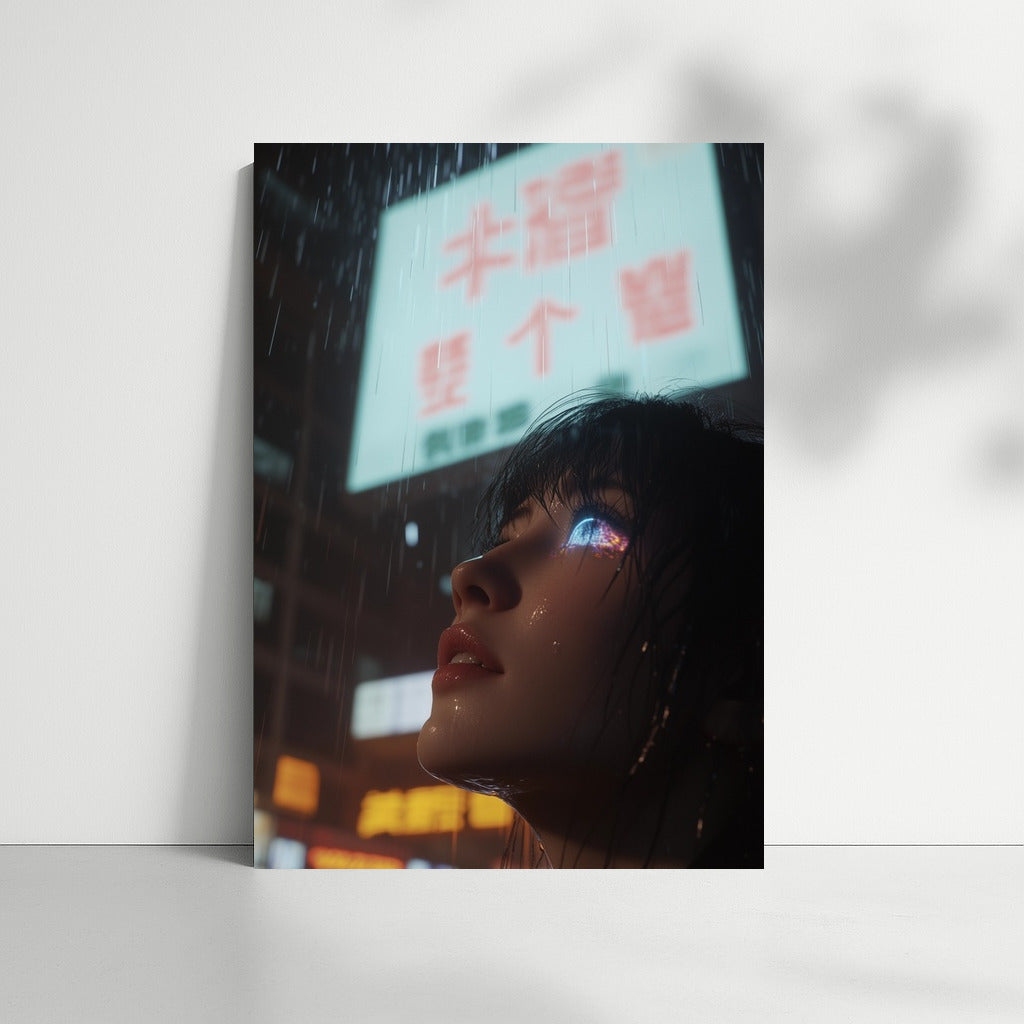 Neon Whispers of Urban Dreams