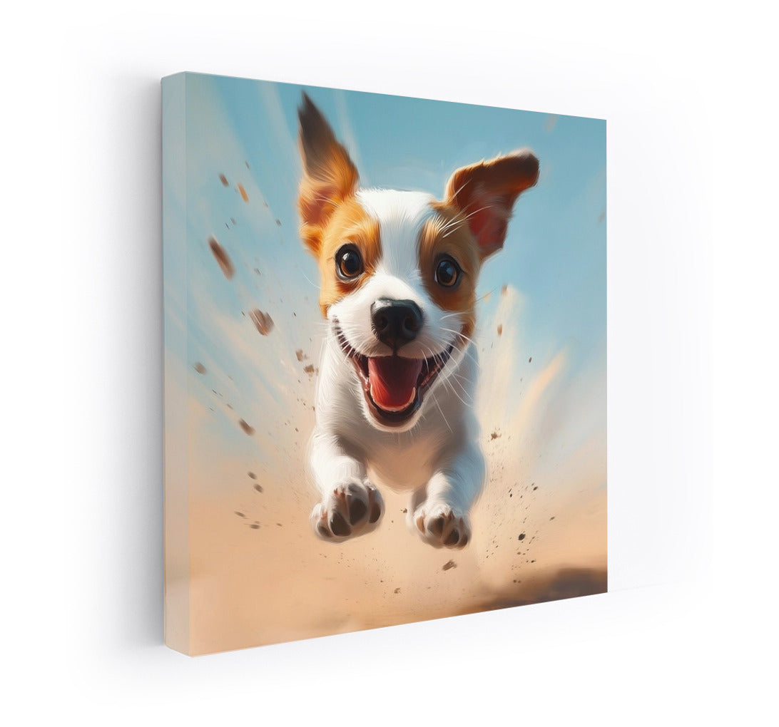 Puppy Whirlwind of Happiness