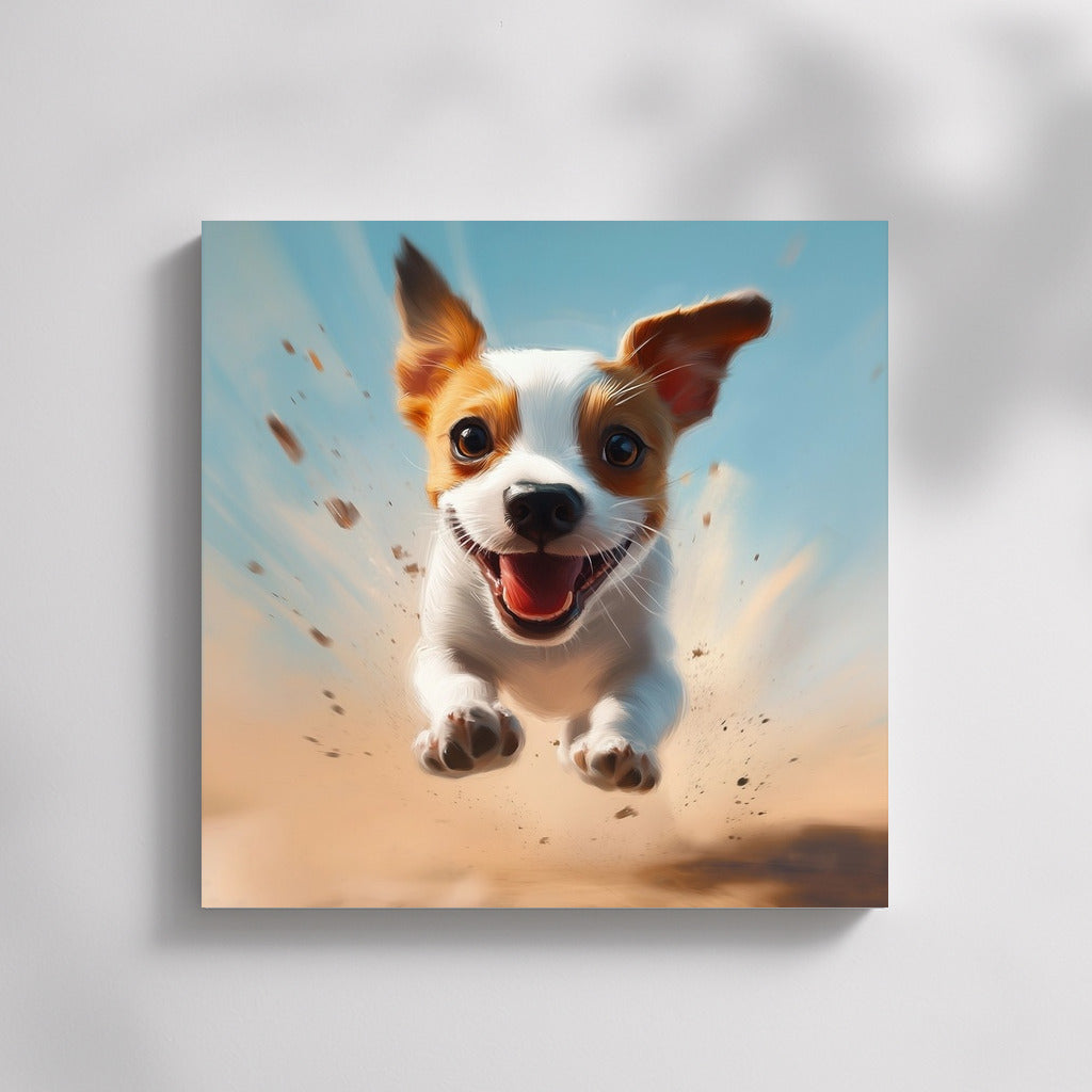 Puppy Whirlwind of Happiness