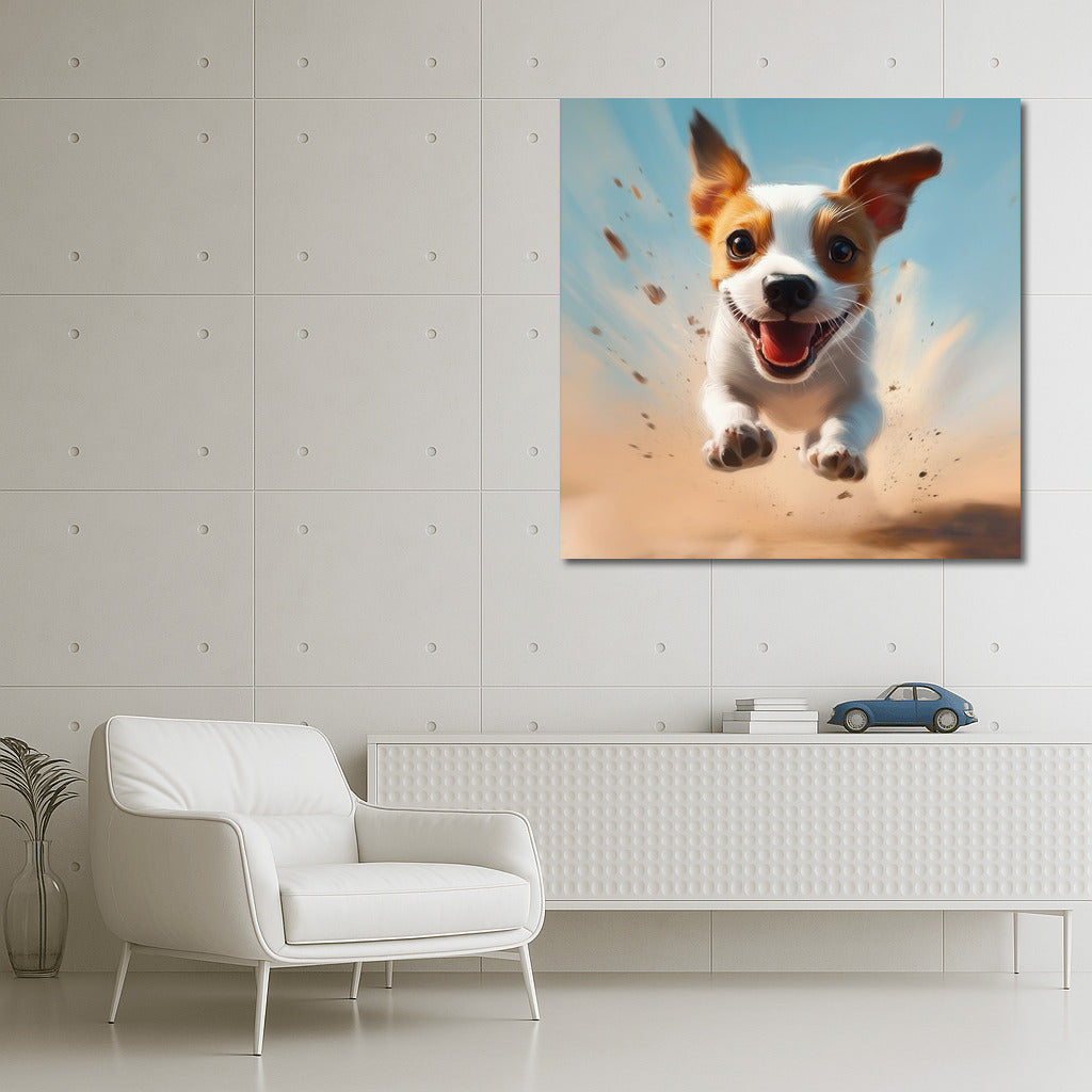 Puppy Whirlwind of Happiness