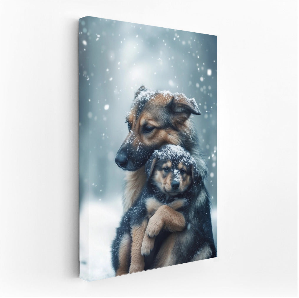 Paws in a Snow Tale