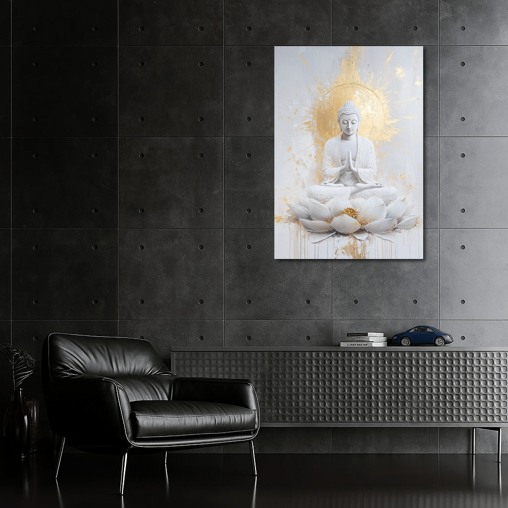 Golden Tranquility of the Lotus