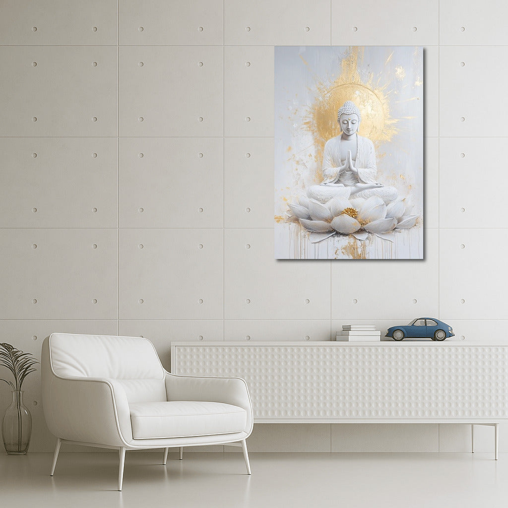 Golden Tranquility of the Lotus