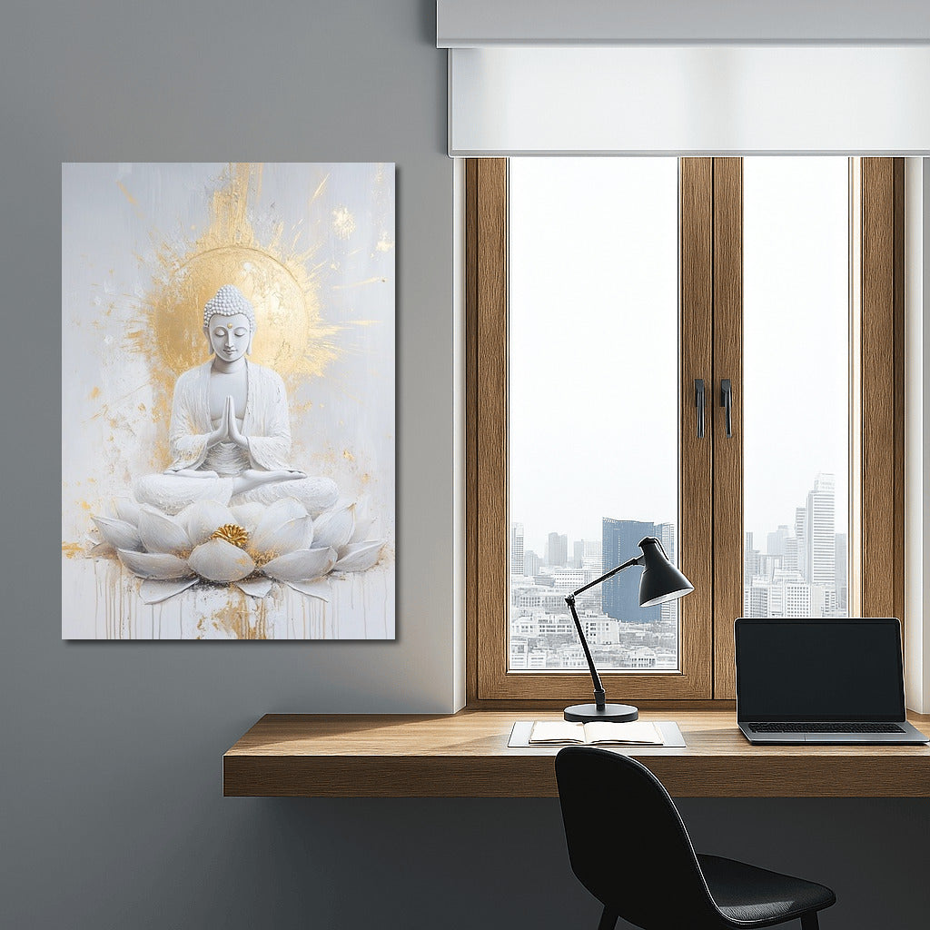 Golden Tranquility of the Lotus