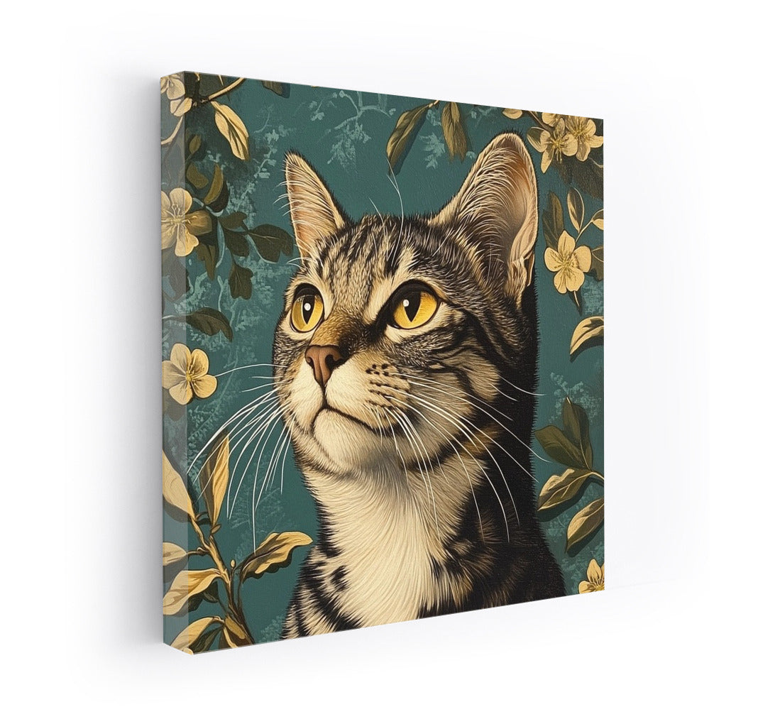 Flower grace of a cat