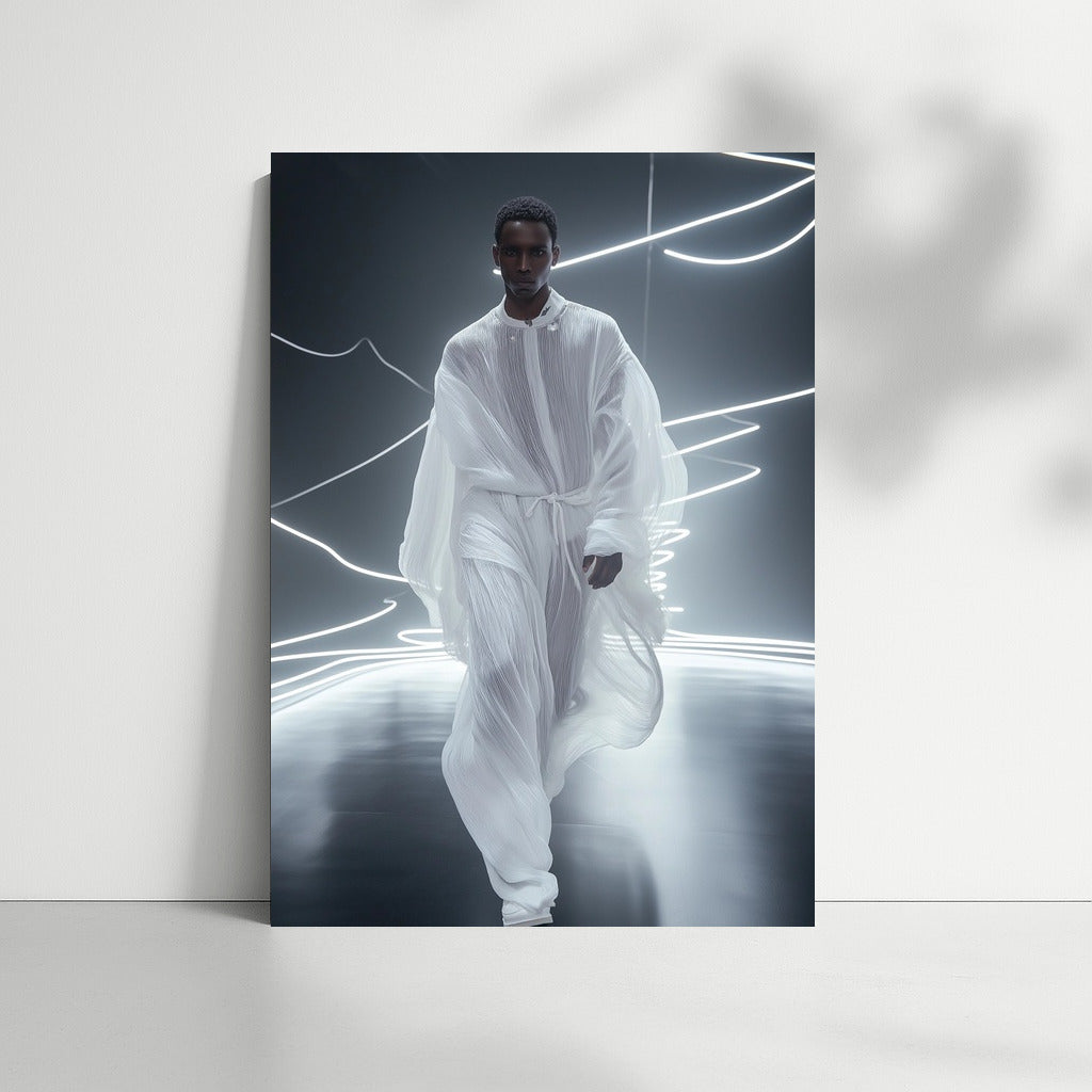 White Silhouette Glow