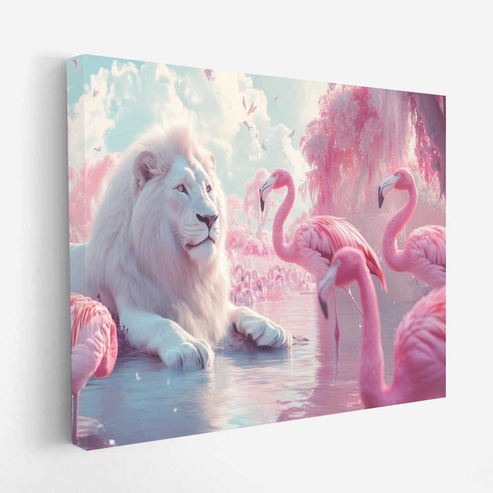 White Lion in the Pink Kingdom