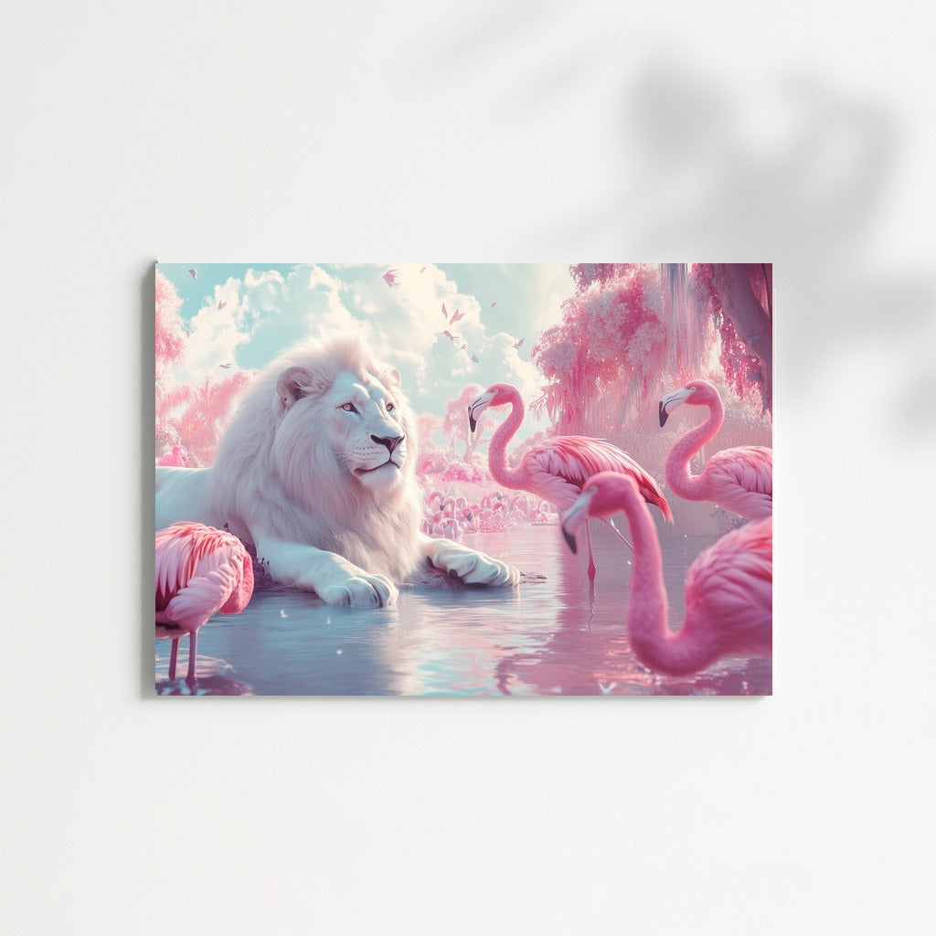 White Lion in the Pink Kingdom