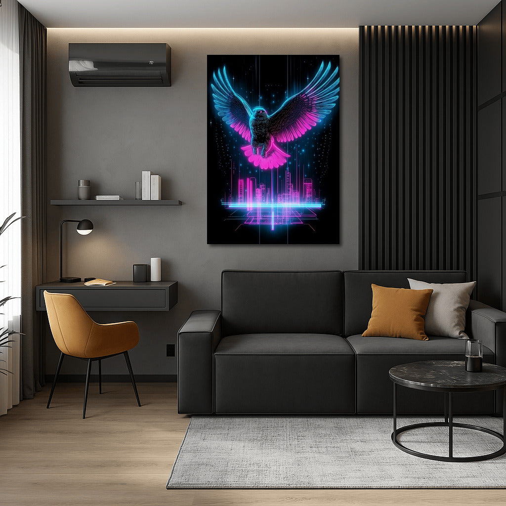 Neon Guardian of the Galaxy