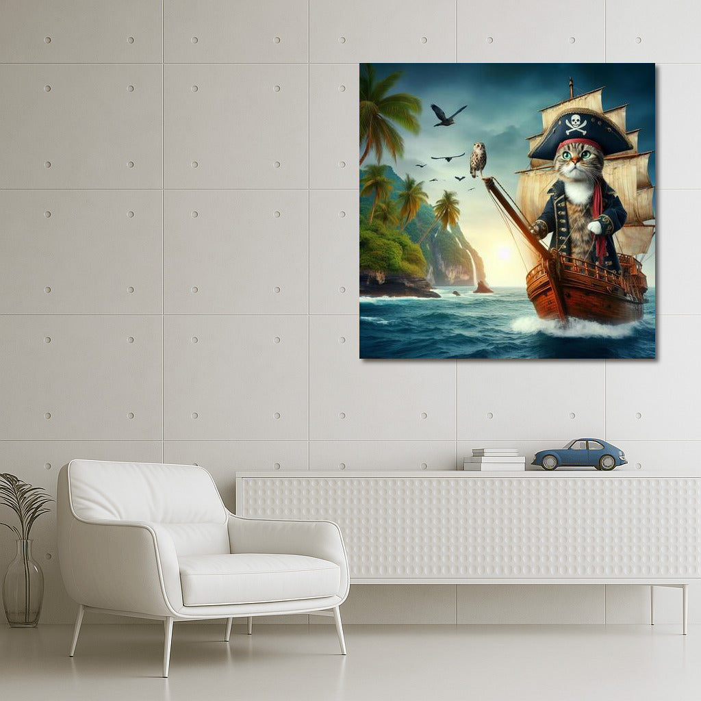 Cat-Admiral of the Seven Seas: Treasure Island
