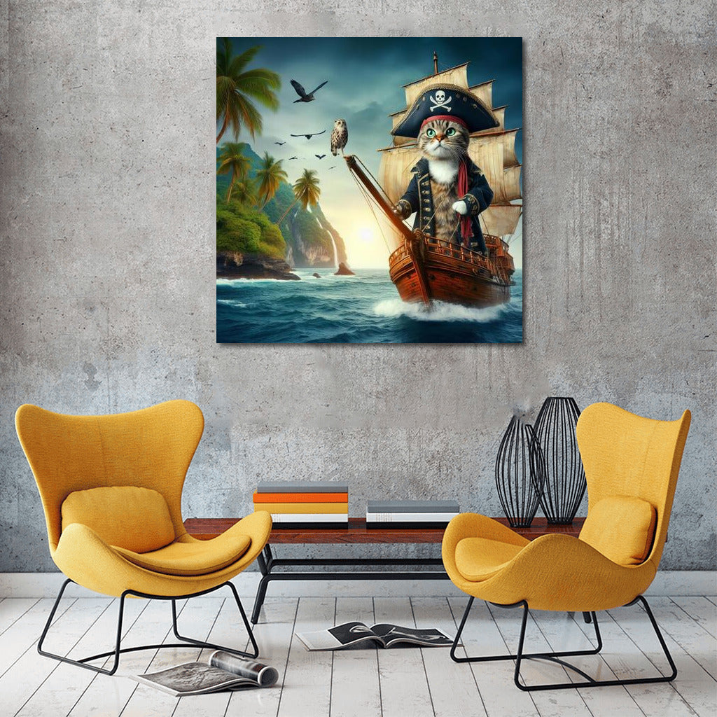 Cat-Admiral of the Seven Seas: Treasure Island
