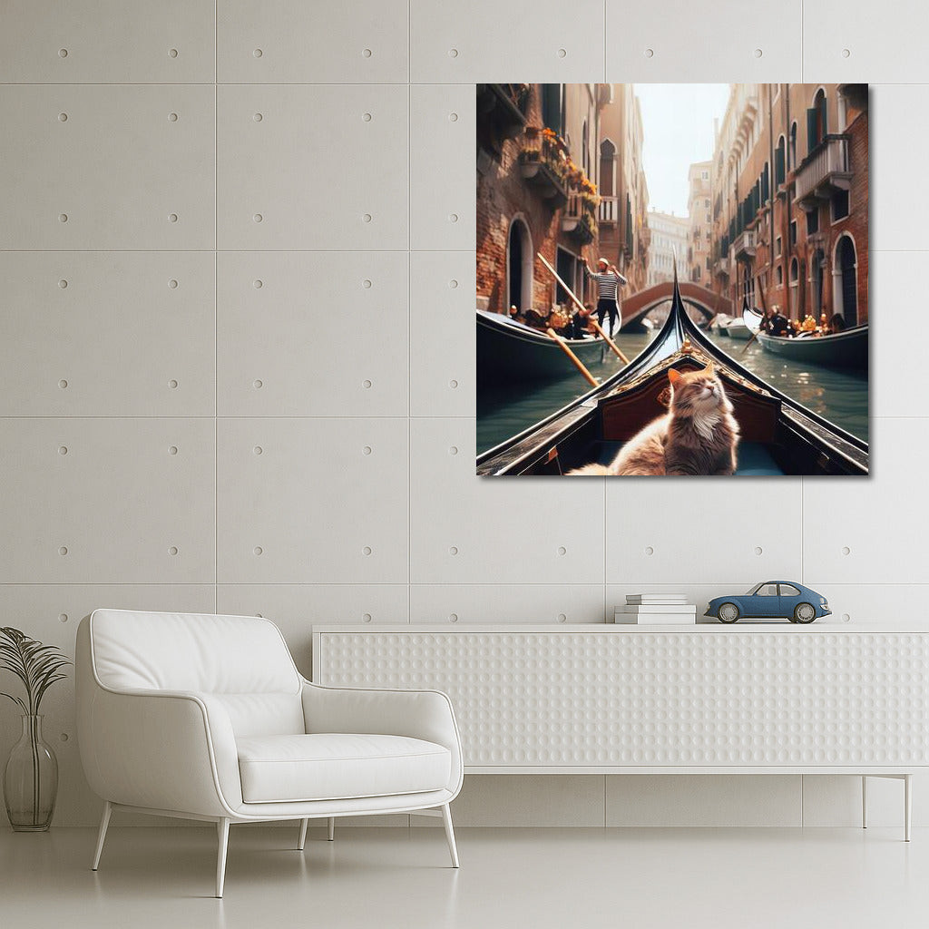 The Venetian Boatman: Cat in Harmony