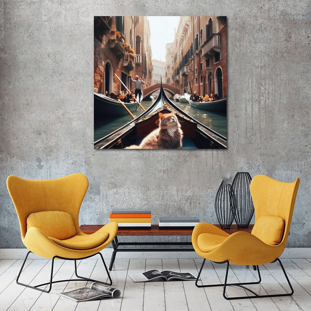 The Venetian Boatman: Cat in Harmony