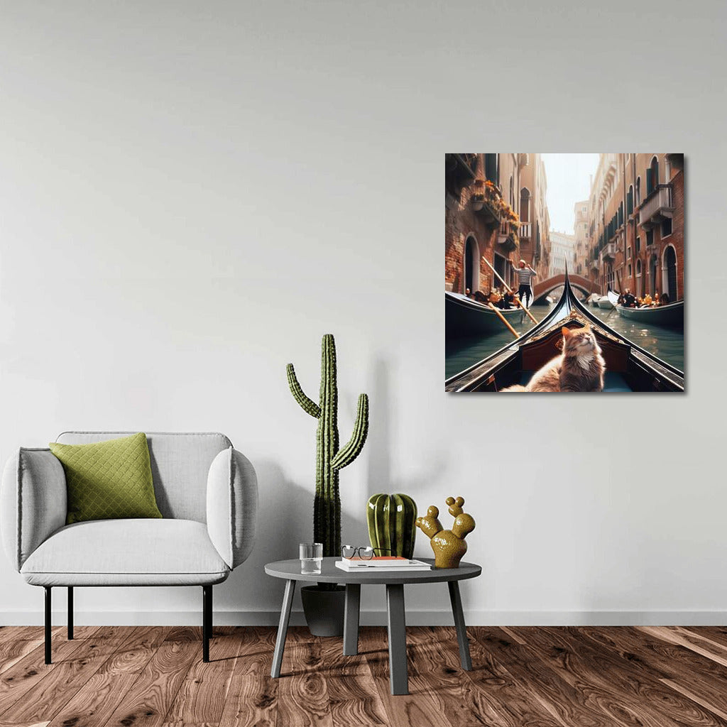 The Venetian Boatman: Cat in Harmony