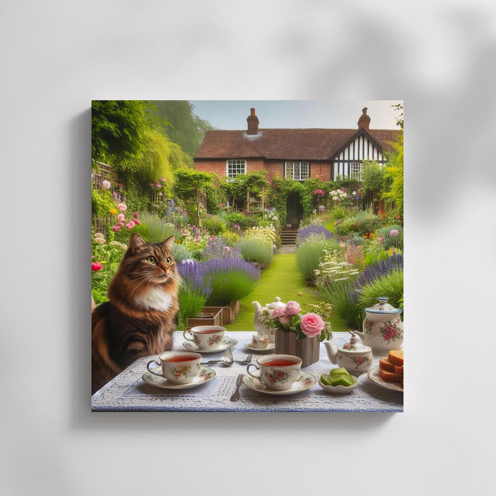 Tea Party at the Garden Wizard's Paws