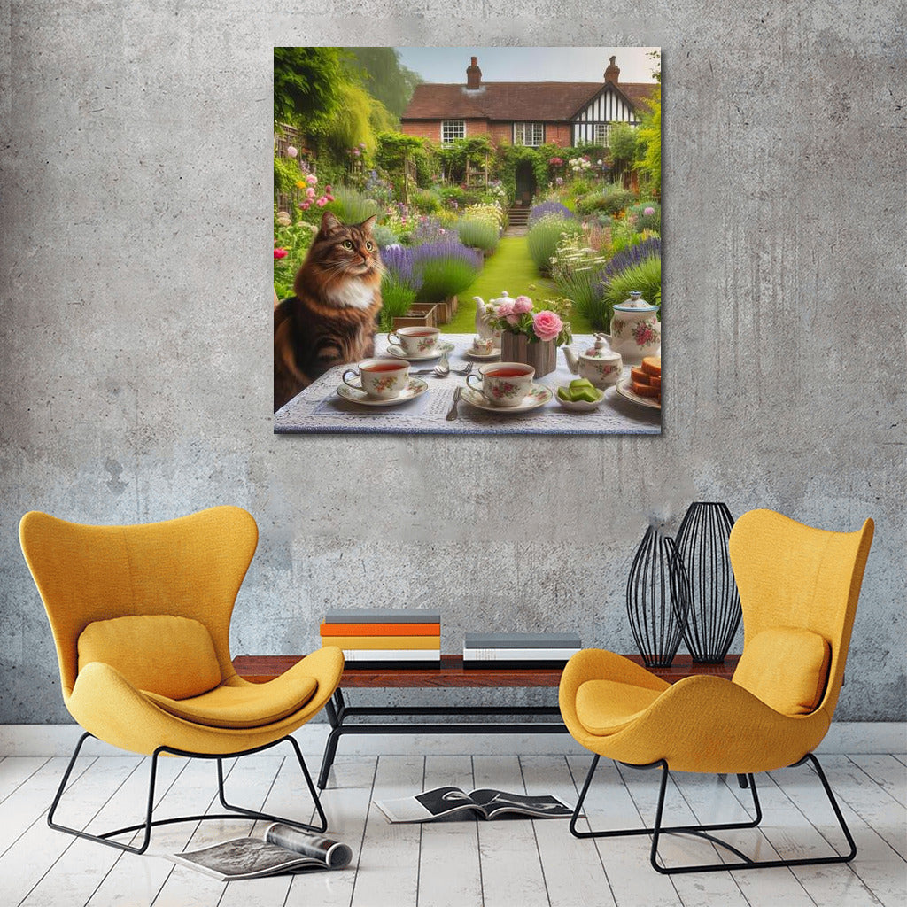 Tea Party at the Garden Wizard's Paws