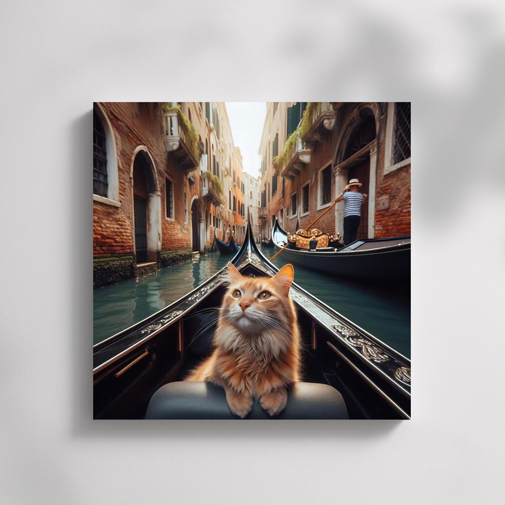 Venetian Flirting Cat