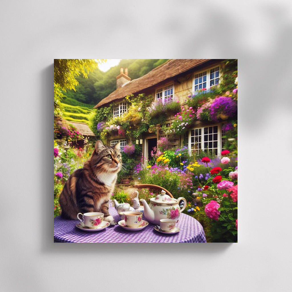 Tea Party in the Flowery Corner: The Cat and the English Garden