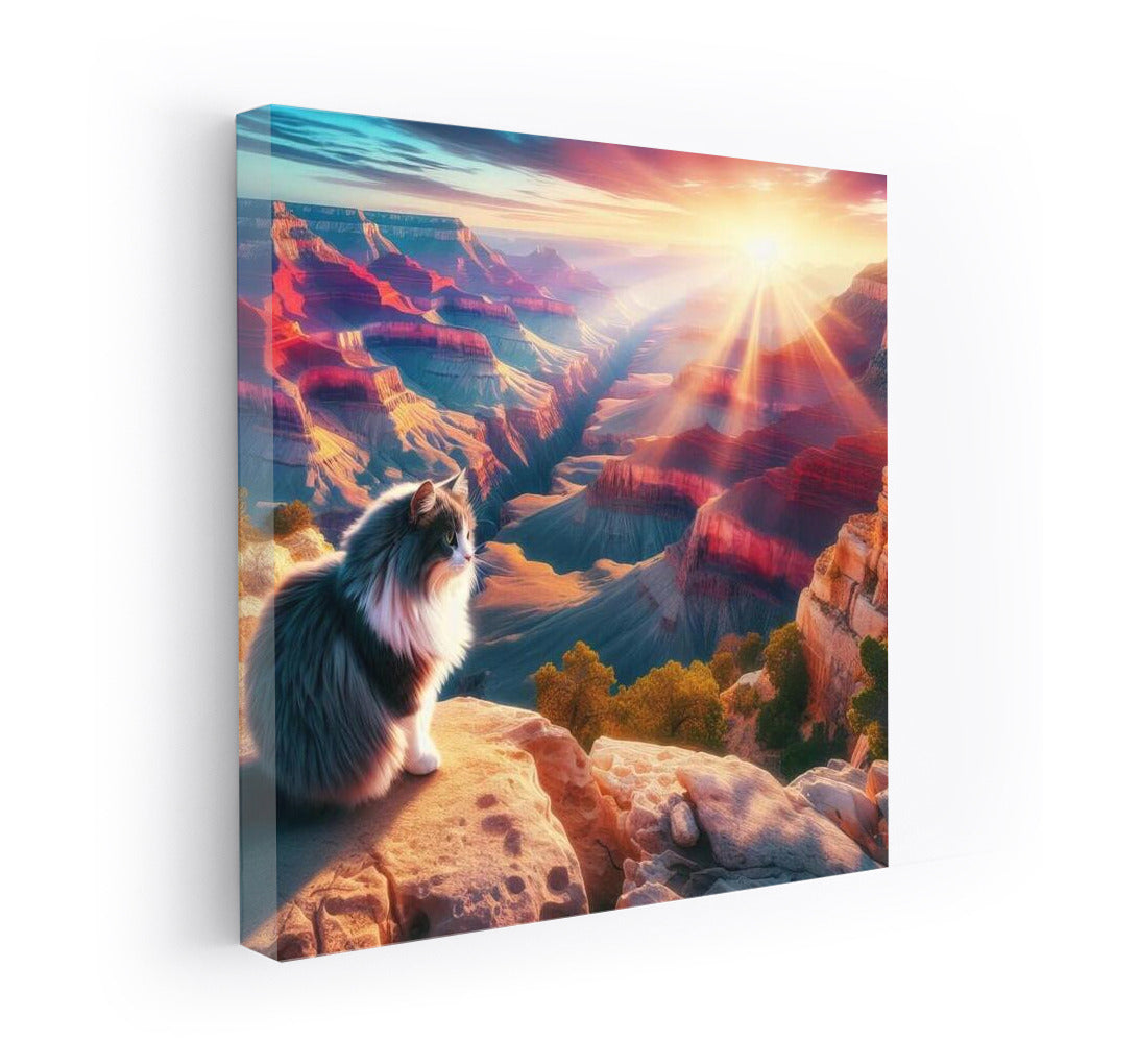 The pioneer cat in the kingdom of rocks