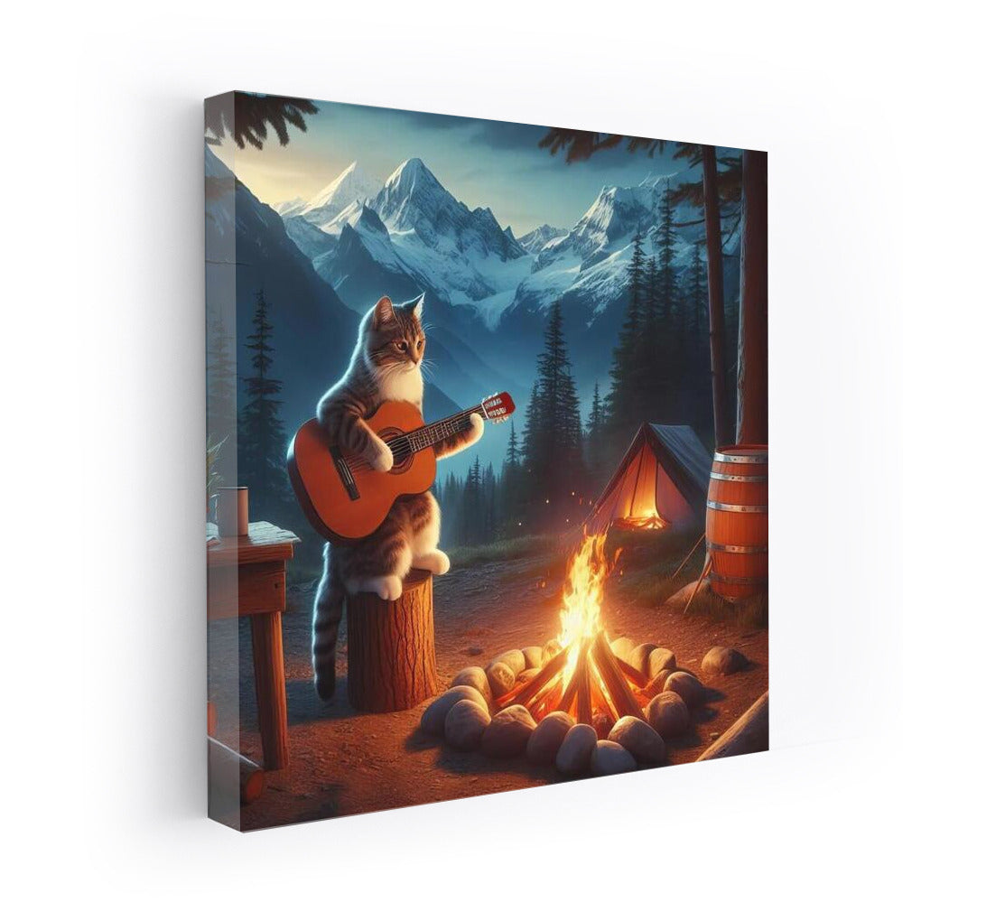 Mooncat Serenade at the Mountain Hearth