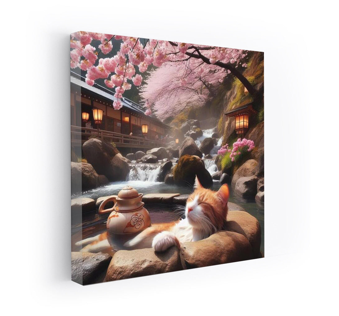 Sakura Paradise: Cat in the Warmth