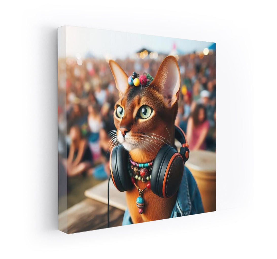 Abyssinian Cat at Music Festival: Style and Sound