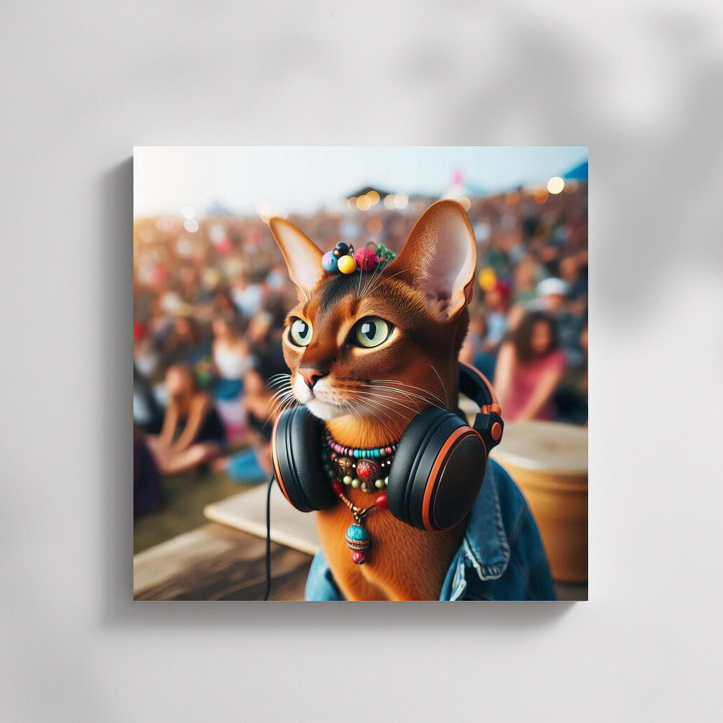 Abyssinian Cat at Music Festival: Style and Sound