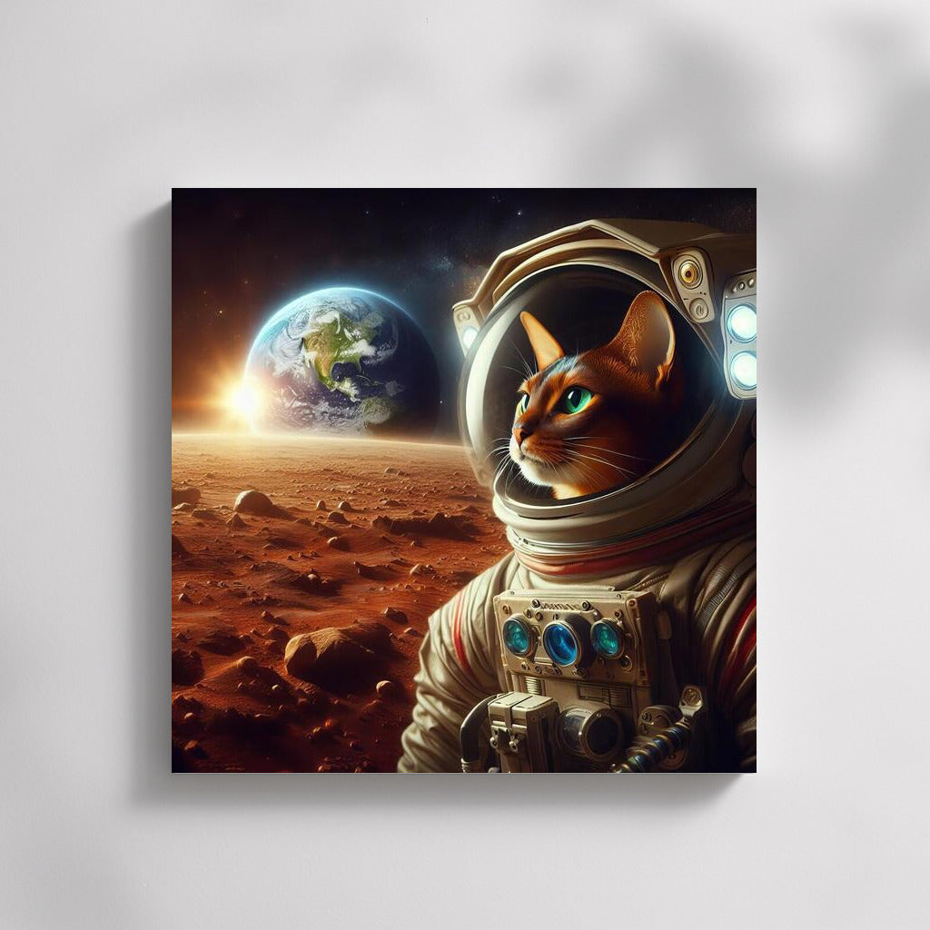 Abyssinian Cat in a Spacesuit: Interstellar Travel on Mars