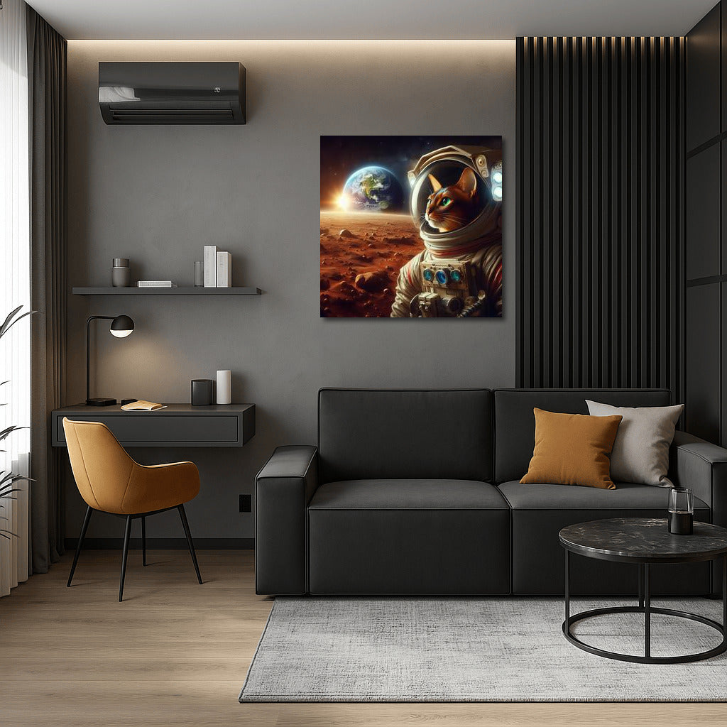 Abyssinian Cat in a Spacesuit: Interstellar Travel on Mars